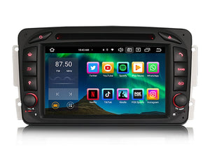 Collection image for: Mercedes CLK 2002 t/m 2004 Autoradio met CarPlay & Android Auto