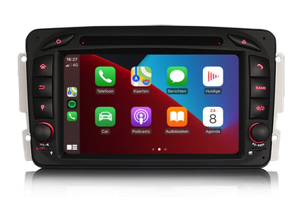 Mercedes C CLK A SLK R170 Klasse CarPlay navigatie | Android 13 | Android Auto
