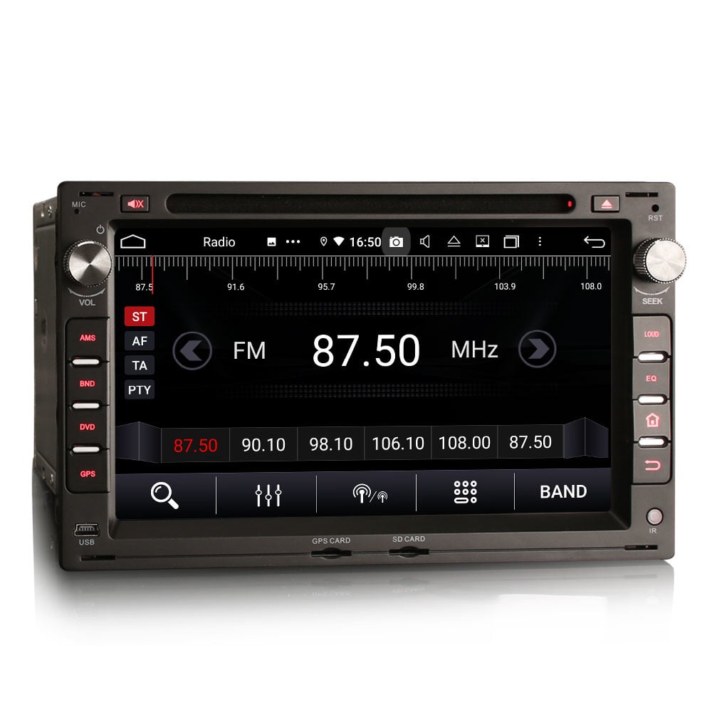 Radio para coche Volkswagen Android 11 | Peugeot 307 | Ford Galaxy CarPlay
