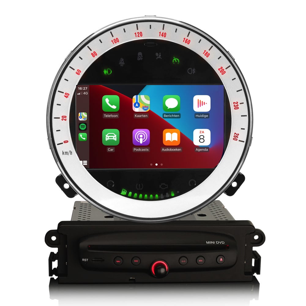 Mini Cooper CarPlay Autoradio | 2006 t/m 2013 | Android Auto