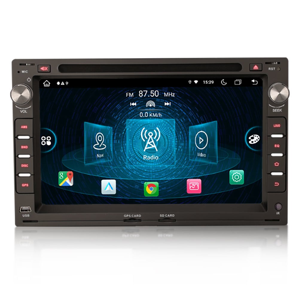 Radio para coche Volkswagen Android 11 | Peugeot 307 | Ford Galaxy CarPlay
