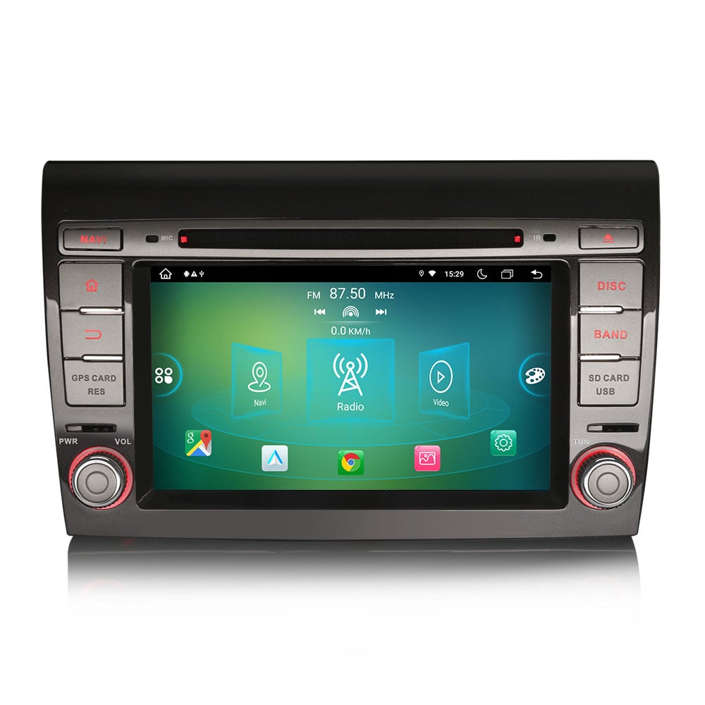 Fiat Bravo autoradio Android 13 | CarPlay | Android Auto