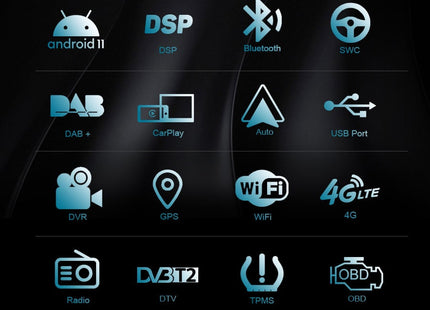 Fiat Bravo autoradio Android 13 | CarPlay | Android Auto