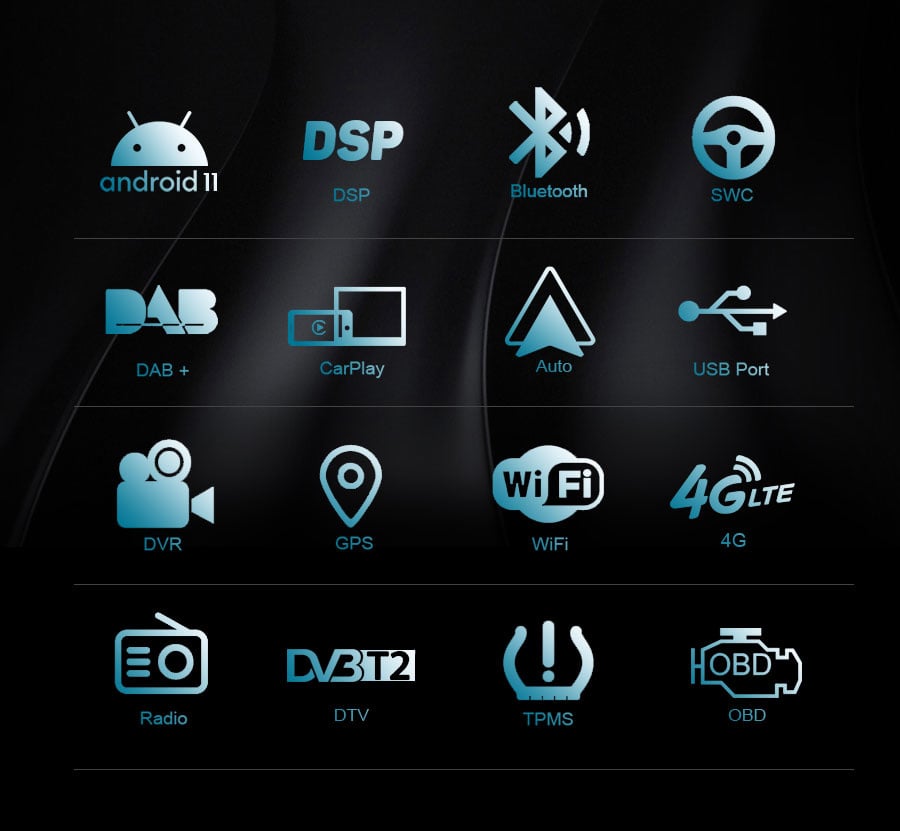 Fiat Bravo autoradio Android 13 | CarPlay | Android Auto