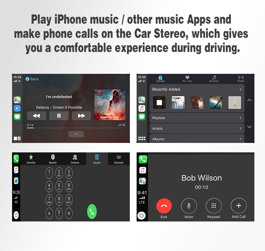 CTX-2266 | Wireless CarPlay dongle | Android auto |  Apple carplay for car radio
