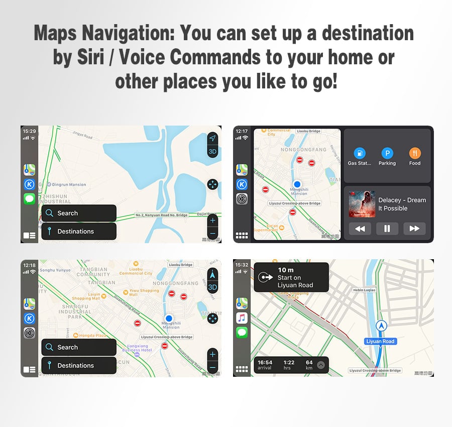 CTX-2266 | Wireless CarPlay dongle | Android auto |  Apple carplay for car radio