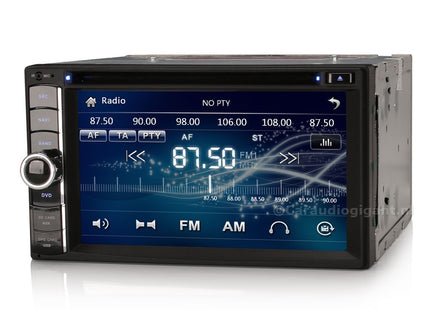 2-DIN Autoradio | 6.2 Inch HD Scherm | Dubbel Din | Bluetooth