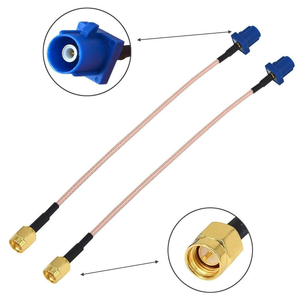 GPS verloopkabel adapter | Fakra (m) naar sma (m)
