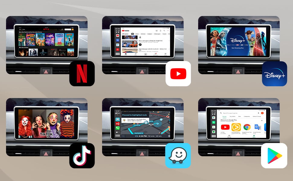 Carlinkit CarPlay ai Box | 3 GB | Android | Netflix & Youtube