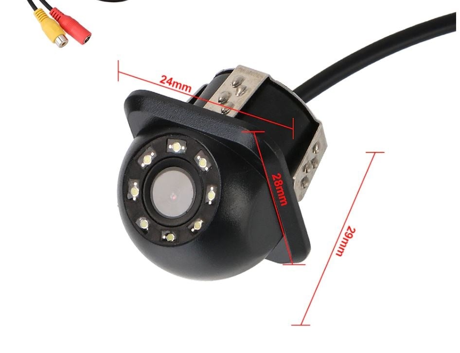 RV-380 Reversing Camera | Universal |  8 LED