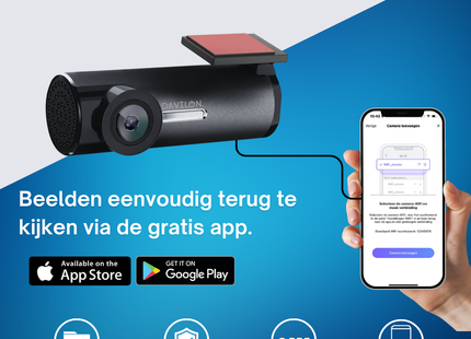 Davilon D1-PRO Dashcam | 1080P FULL HD | 2024 APP Model