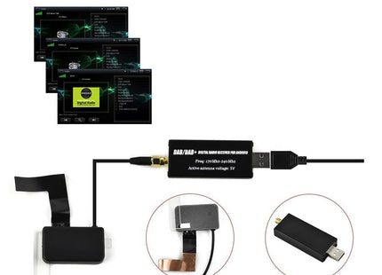 DAB+ Antenne voor Android Autoradio’s – Universeel Geschikt | Cartronix
