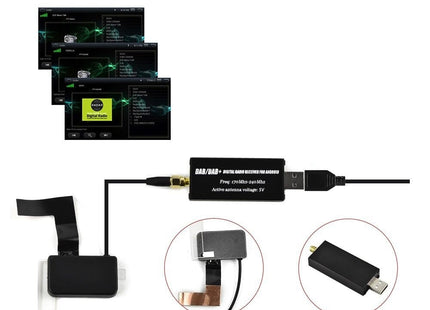 Cartronix CTX-3354 | DAB+ Antenne – Geschikt voor Android Autoradio’s