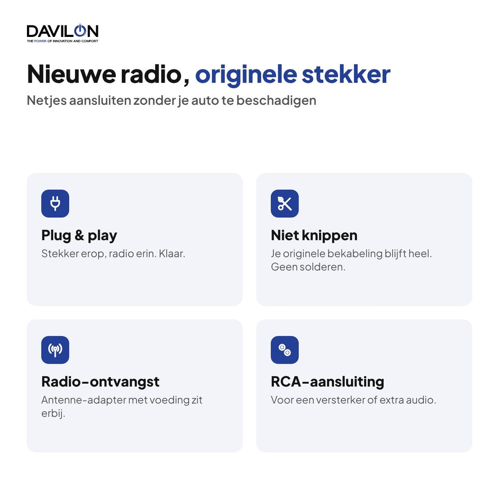 Plug and play: niet knippen of solderen