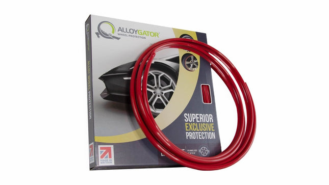 Alloygator Velgbescherming |Donker Rood Stoeprand bescherming | Inter (12-19'' inch)