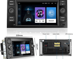 Collection image for: Ford Focus 2004 t/m 2007 Autoradio met CarPlay & Android Auto