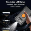 Denago jump starter met LED-lamp: fel licht, SOS-signaal en knipperlicht