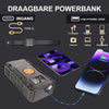 Denago jump starter als powerbank: telefoon en tablet opladen via USB 5V/2A