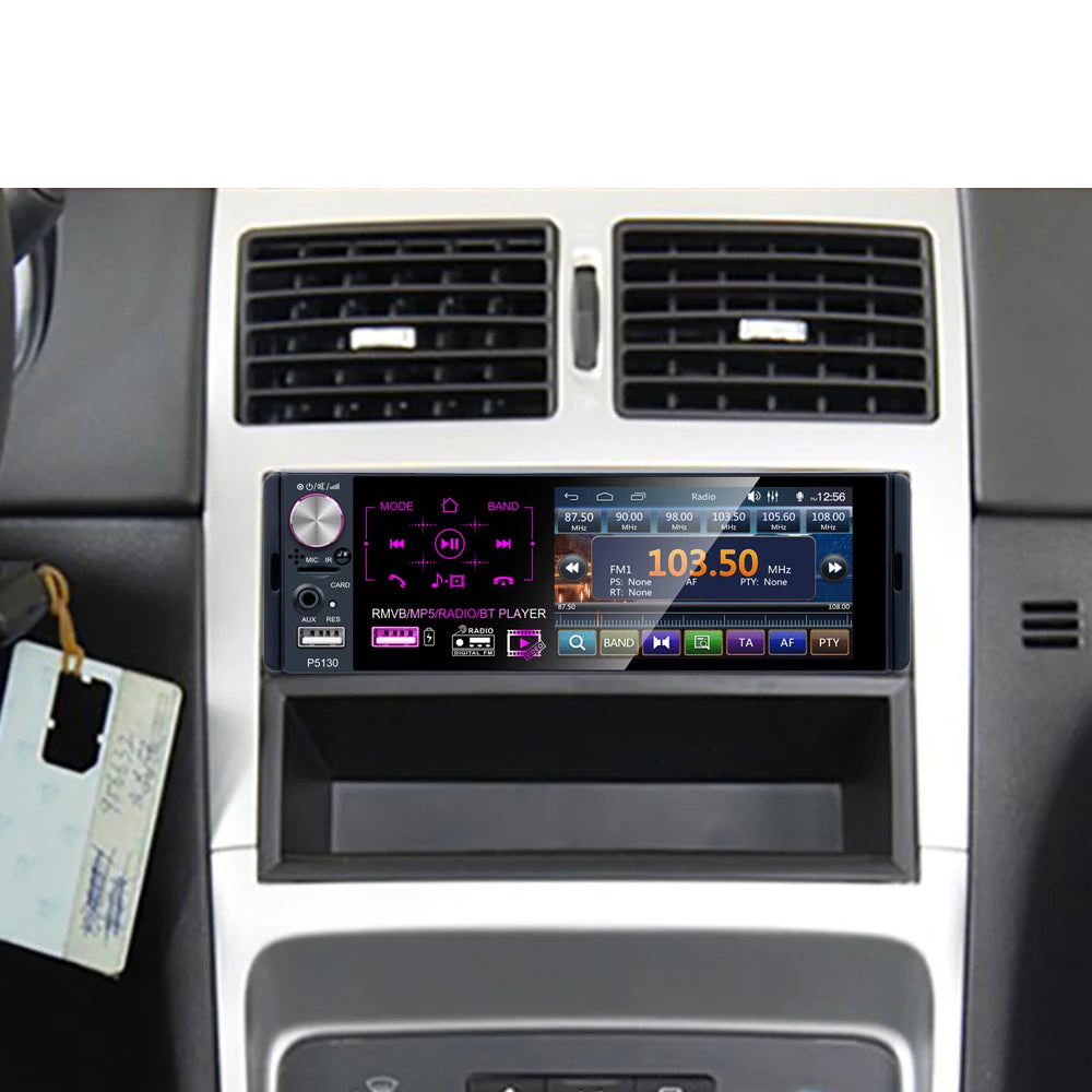 Enkel Din Autoradio met scherm en camera | Bluetooth & USB