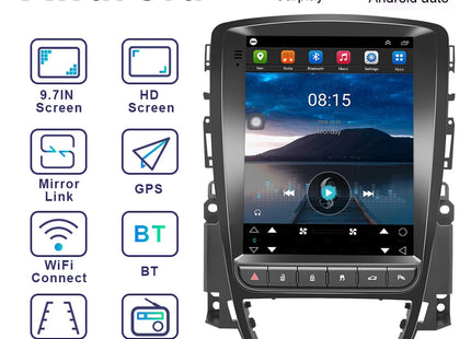 Opel Astra J & Cascada | Android autoradio | 2009 t/m 2015 | 9.7 INCH