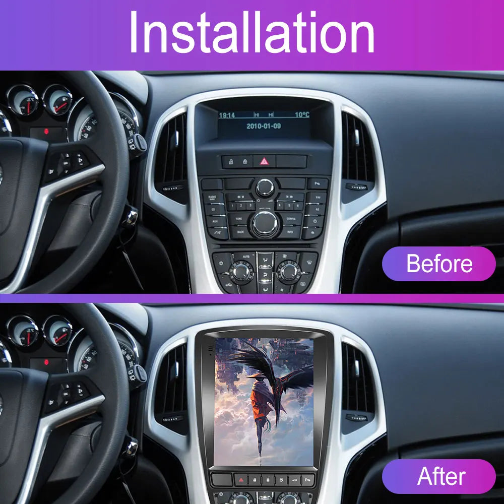Opel Astra J y Cascada | Radio de coche Android | 2009 a 2015 | 9,7 PULGADAS