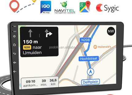Dubbel-din autoradio | 32GB | Android 11 | 9 INCH