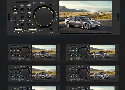 Enkel Din Autoradio met 4.1 INCH scherm | Bluetooth & USB