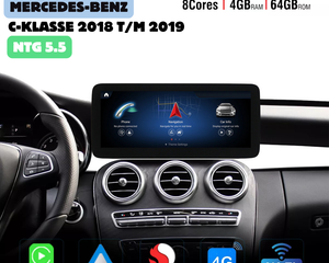 Collection image for: CarPlay &  Autoradio Android Auto et boîtier CarPlay pour Mercedes Classe C W205 | 2019 à 2020 | NTG 5.5