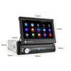 1-Din folding screen car radio Android 9.1 | Camera | Bluetooth & WIFI