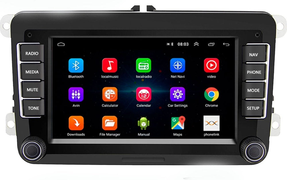 Radio de coche con asiento de 7 pulgadas | Android 9.1
