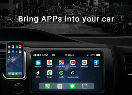 Enkel-DIN Autoradio met 6.9 INCH Touchscreen – De Alles-in-één | Android 10