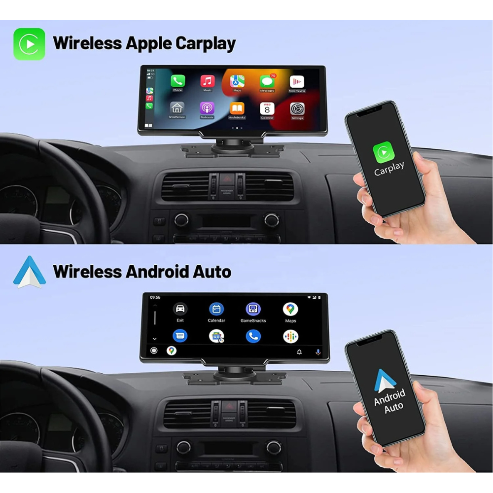 Écran CarPlay avec caméra embarquée & Android Auto | Carte SD 64 Go offerte