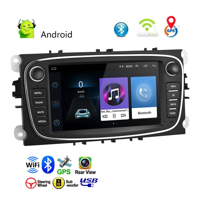 Ford autoradio navigatie | Android 8.1 | Mondeo Focus S-max