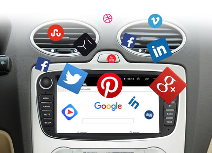 Ford autoradio navigatie | Android 8.1 | Mondeo Focus S-max