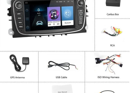 Ford autoradio navigatie | Android 8.1 | Mondeo Focus S-max