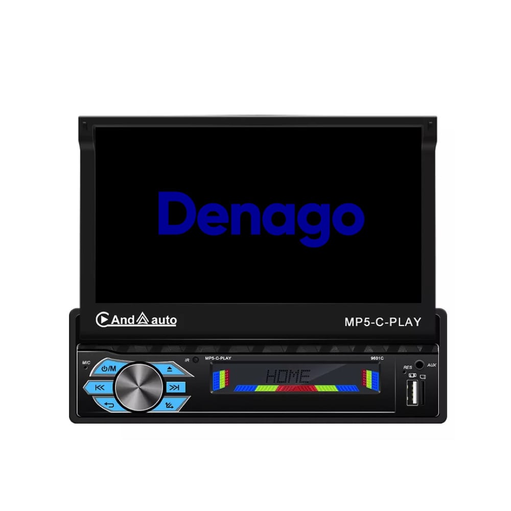 Denago - 1Din Autoradio | Carplay & Android Auto | klapscherm