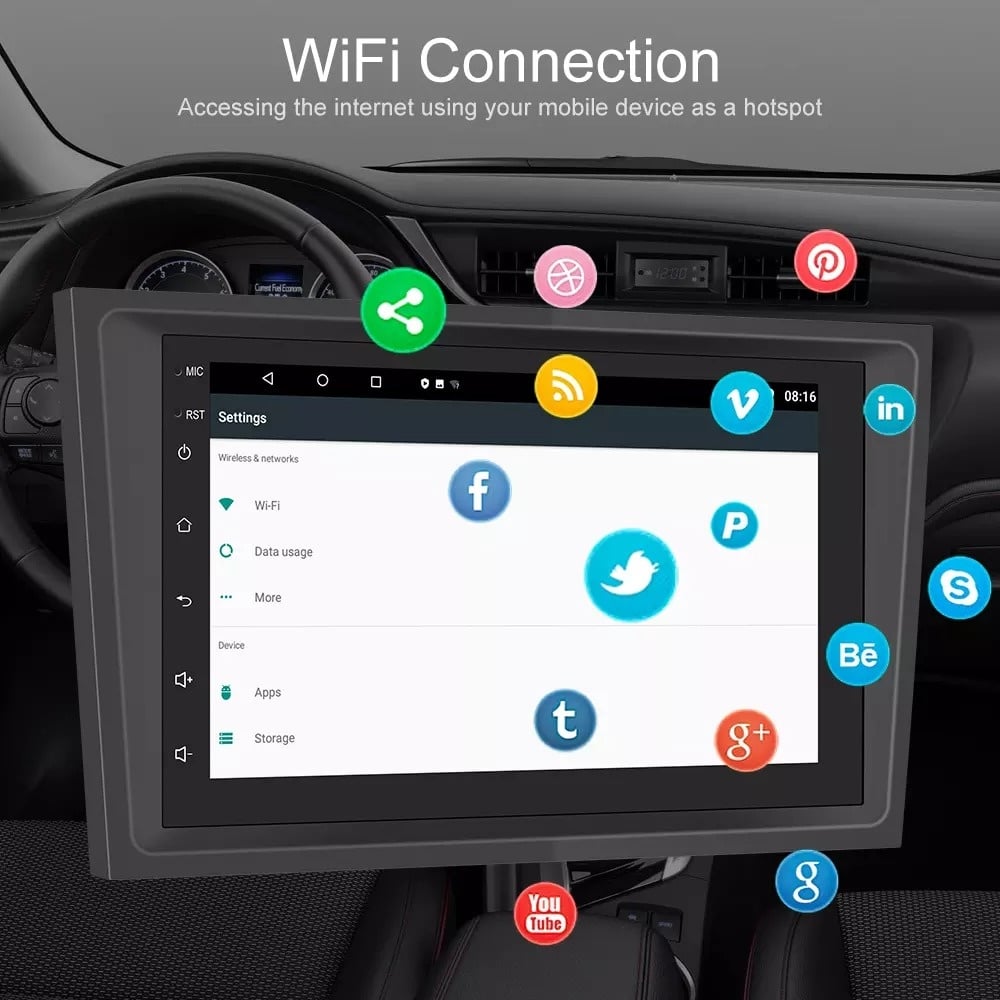 Opel Autoradio | CarPlay & Android Auto | Android 13 | Denago