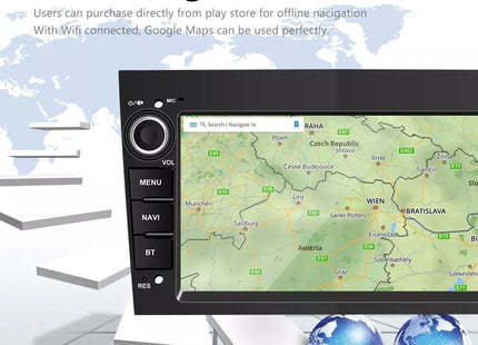 Opel Autoradio zwart autoradio met Carplay en Android auto