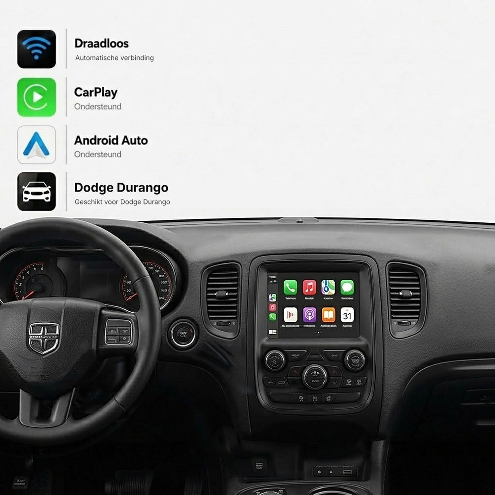 Jeep Renegade | 2014 a 2018 | <tc>CarPlay</tc> & <tc>Android Auto</tc> Caja | Harman