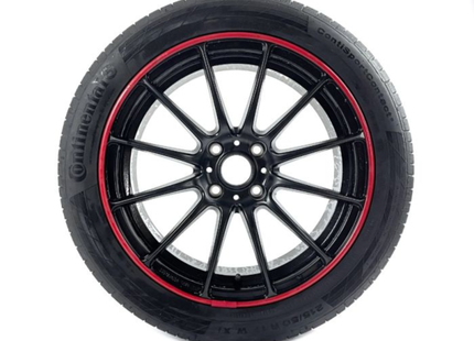 Alloygator Velgbescherming |Donker rood| Stoeprand bescherming | Exclusive (12-24'' inch)
