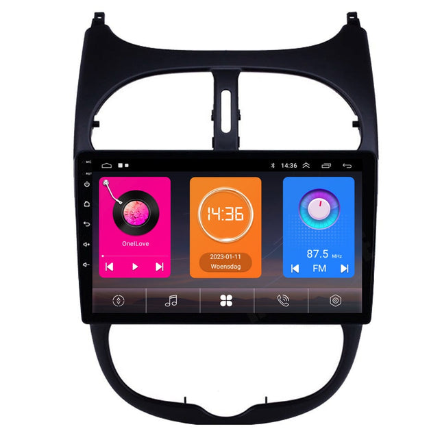Peugeot 206 1GB CarPlay | 1998 t/m 2009 | Android Auto