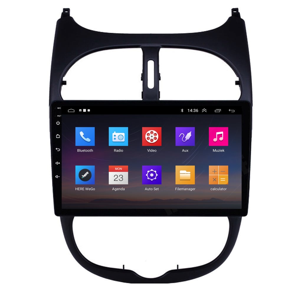 Peugeot 206 1GB CarPlay | 1998 a 2009 | Android Auto