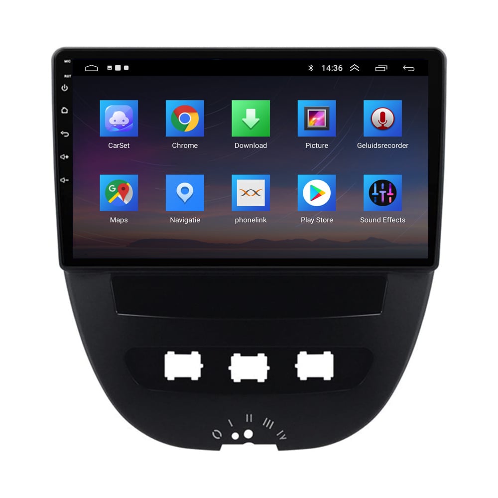 Toyota Aygo 1GB CarPlay | 2005 t/m 2013 | Android Auto
