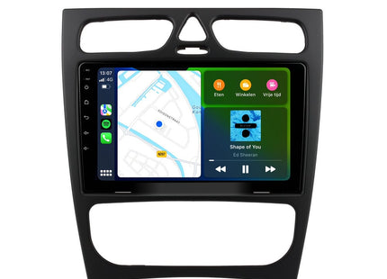 Mercedes C-Klasse W203 | Android 13 | Autoradio | 2000 t/m 2004 | CarPlay & Android Auto