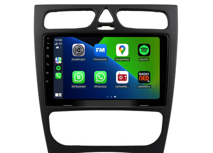 Mercedes C-Klasse W203 | Android 13 | Autoradio | 2000 t/m 2004 | CarPlay & Android Auto