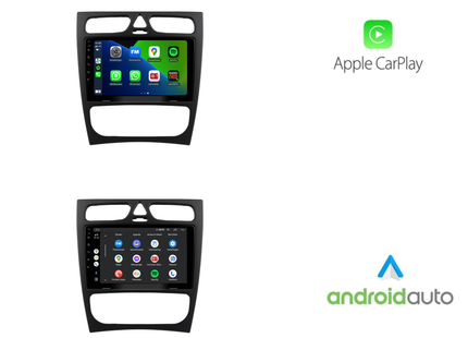 Mercedes C-Klasse W203 | Android 13 | Autoradio | 2000 t/m 2004 | CarPlay & Android Auto