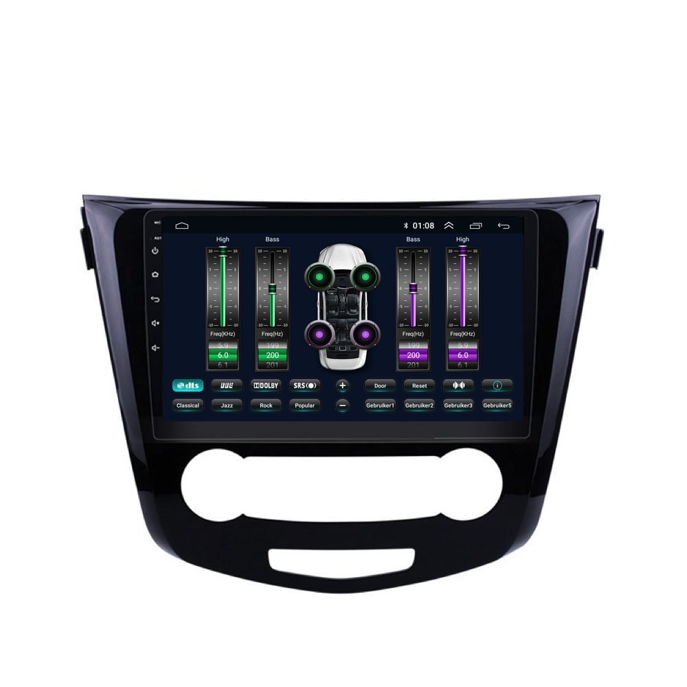 Nissan X-trail | Qashqai | Android 13 | Autoradio | 2014 t/m 2021 | CarPlay & Android Auto