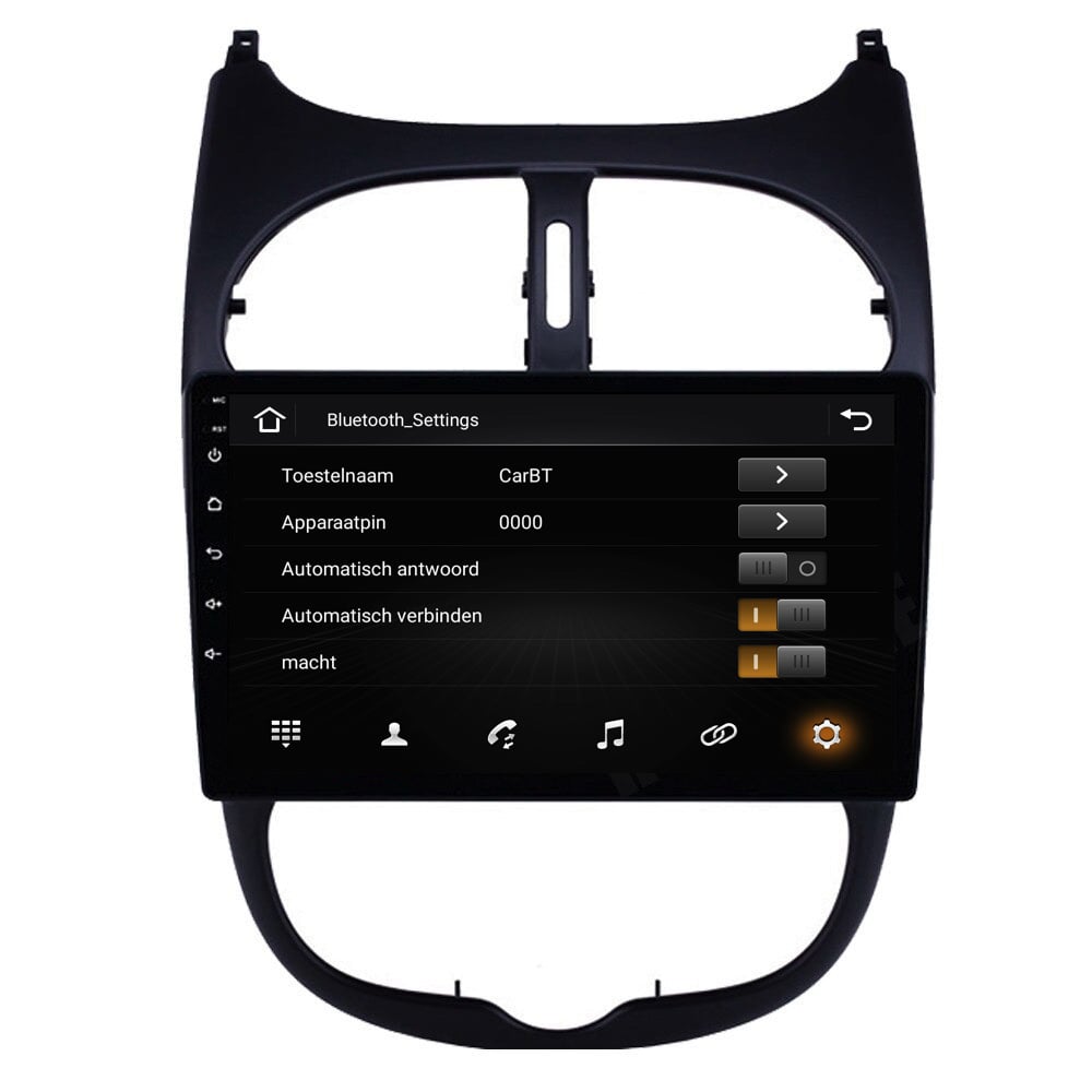 Peugeot 206 | 206 SW | 206 CC | Android 13 | Car radio | 1998 to 2009 | CarPlay & Android Auto