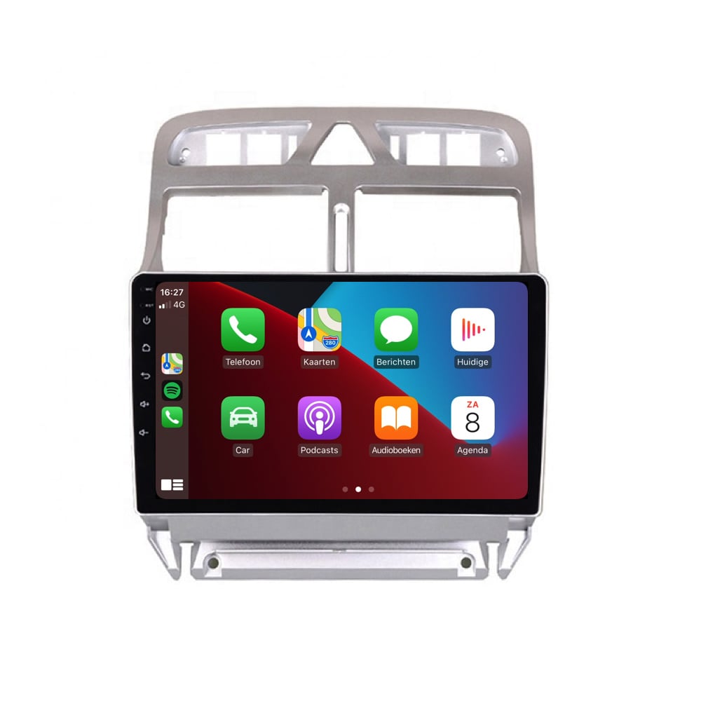 Peugeot 307 | Androide 13 | Radio de coche | 2001 a 2009 | CarPlay y Android Auto