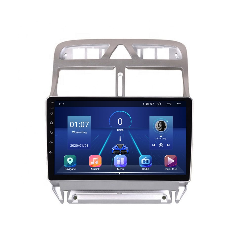 Peugeot 307 | Androide 13 | Radio de coche | 2001 a 2009 | CarPlay y Android Auto